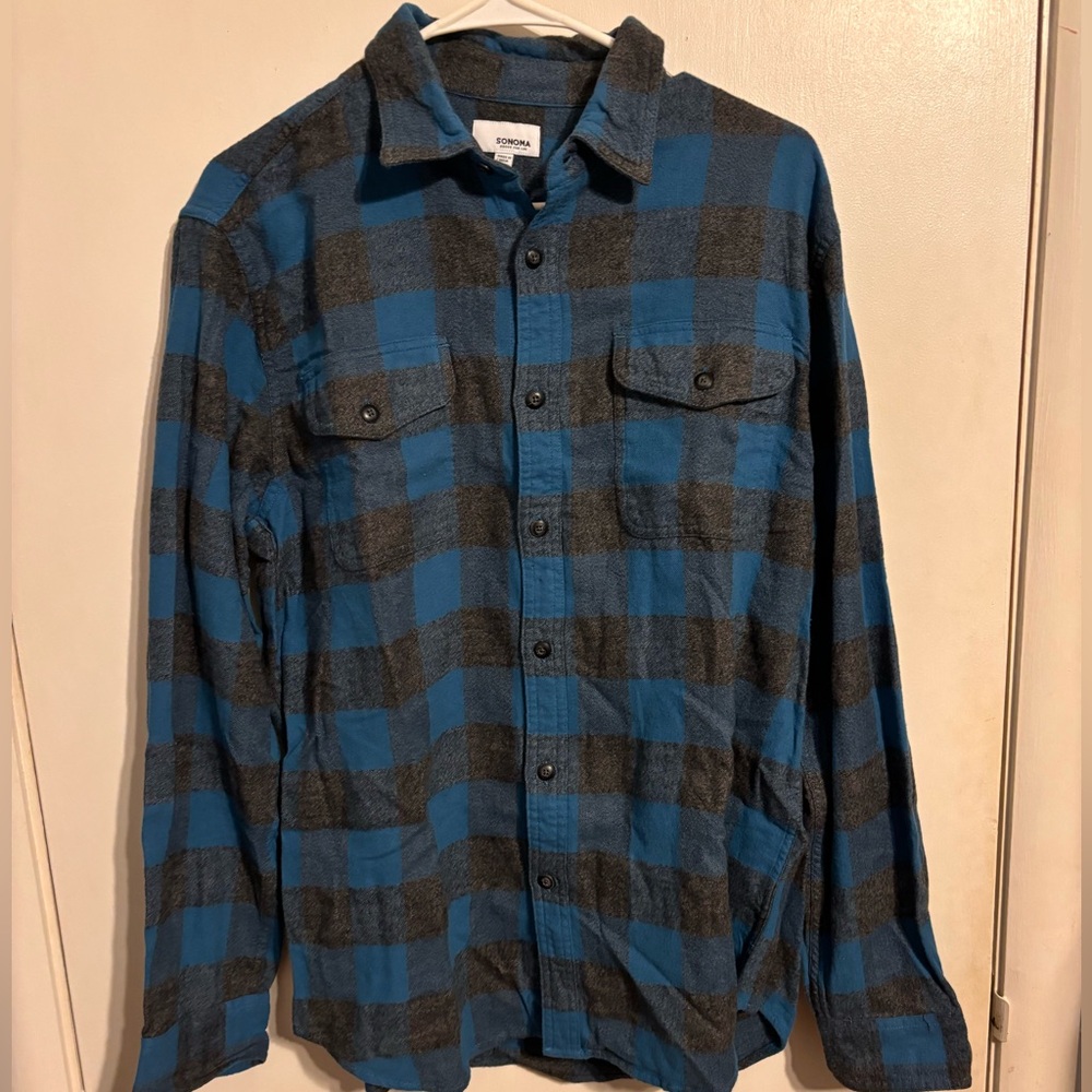 Sonoma Goods For Life Flannel Button-Down Shirt